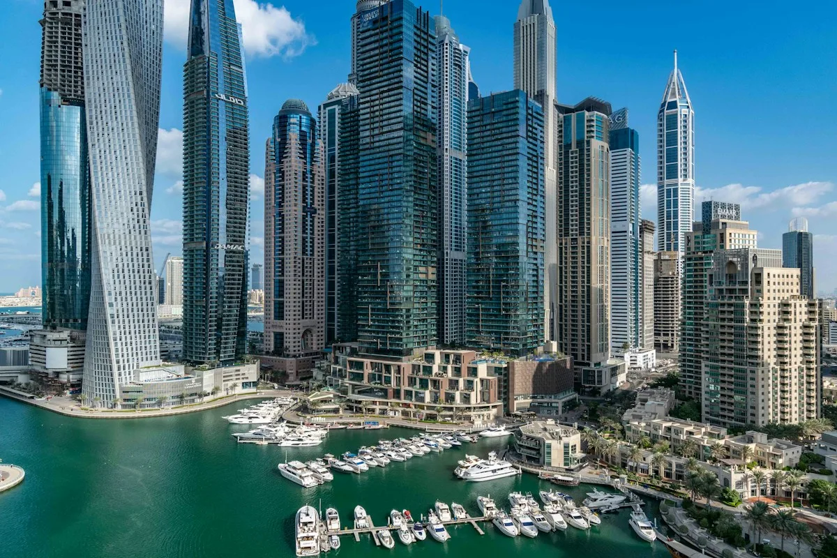 Dubai Marina waterfront
